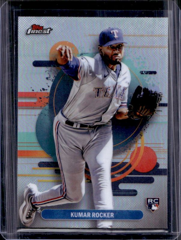 Kumar Rocker 2025 Topps Finest #121 Base Uncommon - Refractor Rookie RAW