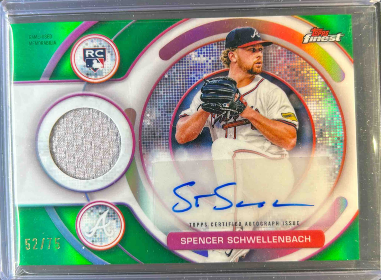 Spencer Schwellenbach 2025 Topps Finest #RAJR-SS Rookie Autographs 