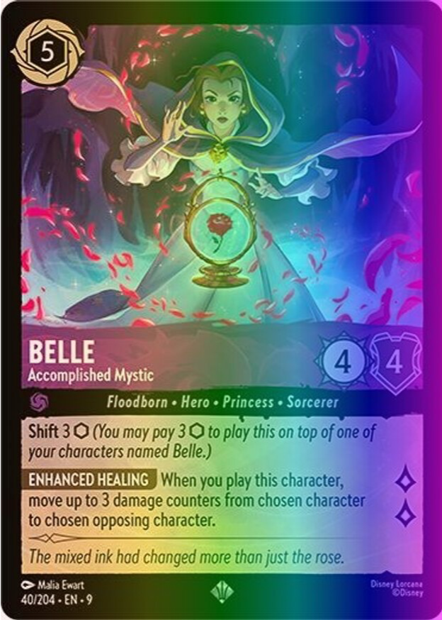 Belle - Accomplished Mystic Disney Lorcana Cards Price Guide - Sports Card  Investor