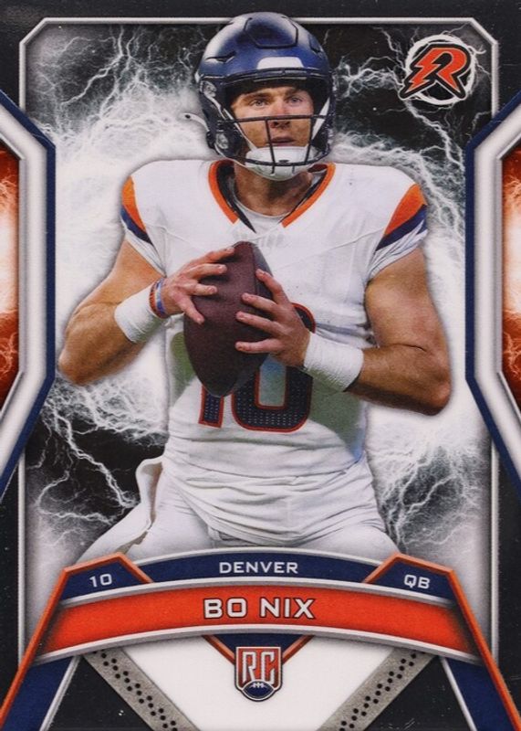 Bo Nix 2024 Topps Resurgence #125 Base Rookie RAW