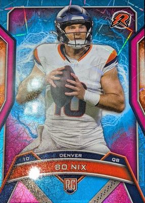 2024 Topps Resurgence #125 Sky Blue & Pink Shock Refractor