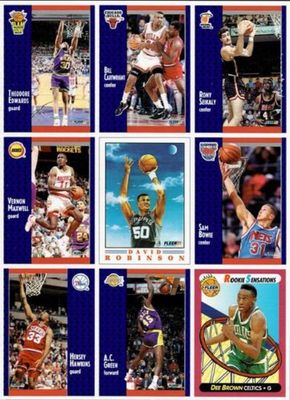 1991 Fleer Wheaties #4 9 card Collector Sheets