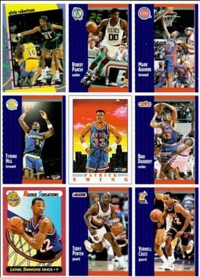 1991 Fleer Wheaties #3 9 card Collector Sheets