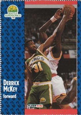 1991 Fleer Seattle SuperSonics Team Sheet SGA #193 Base