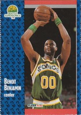 1991 Fleer Seattle SuperSonics Team Sheet SGA #189 Base