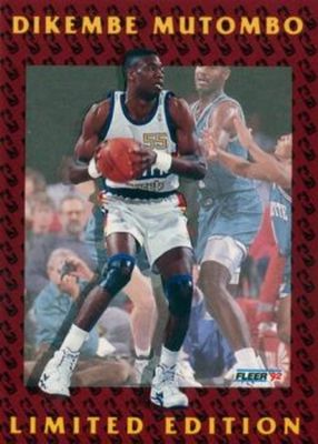 1991 Fleer #2 Dikembe Mutombo Limited Edition