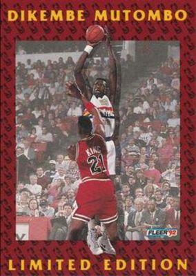 1991 Fleer #11 Dikembe Mutombo Limited Edition