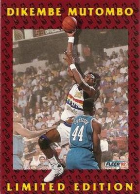 1991 Fleer #7 Dikembe Mutombo Limited Edition