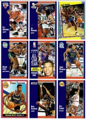 1991 Fleer Wheaties #5 9 card Collector Sheets