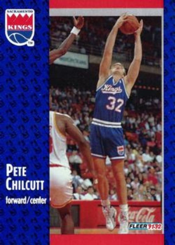 Pete Chilcutt 1991 Fleer #348 Base Rookie RAW