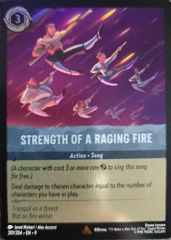 2025 Fabled #201/204 Cold Foil