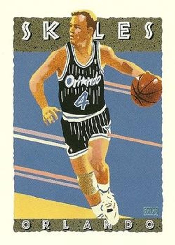 Scott Skiles 1991 Hoops #521 Base RAW