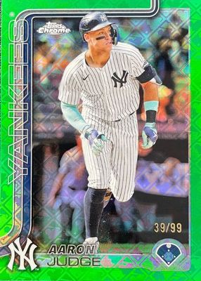 2025 Topps Chrome Logofractor Edition #99 Green Refractor /99