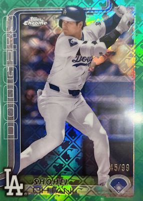 2025 Topps Chrome Logofractor Edition #1 Green Refractor /99