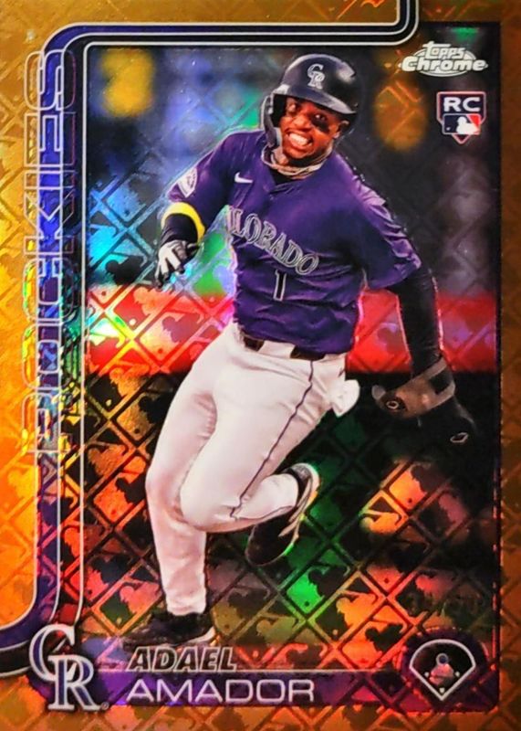 2025 Topps Chrome Logofractor Edition #255 Gold Refractor /50