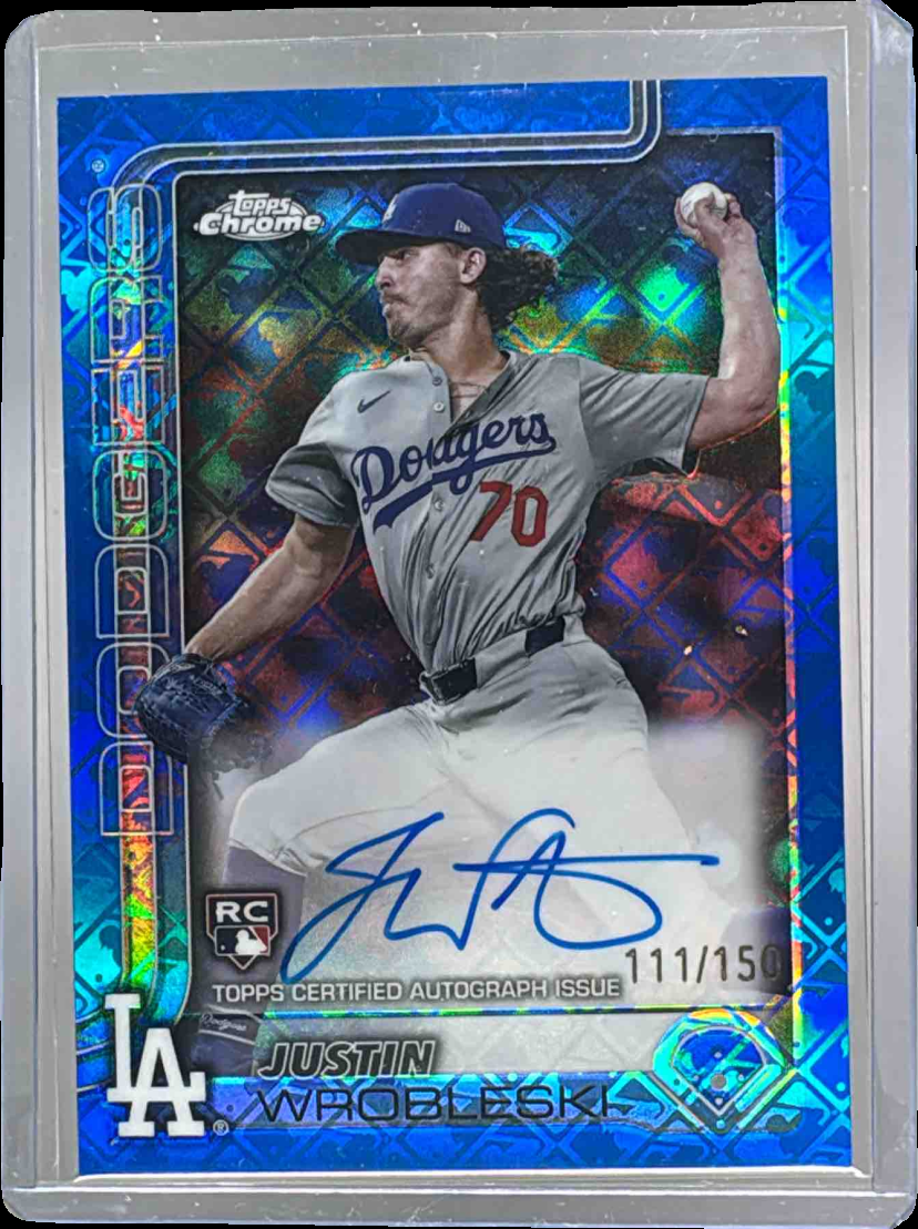 Justin Wrobleski 2025 Topps Chrome Logofractor Edition #RA-JWR
