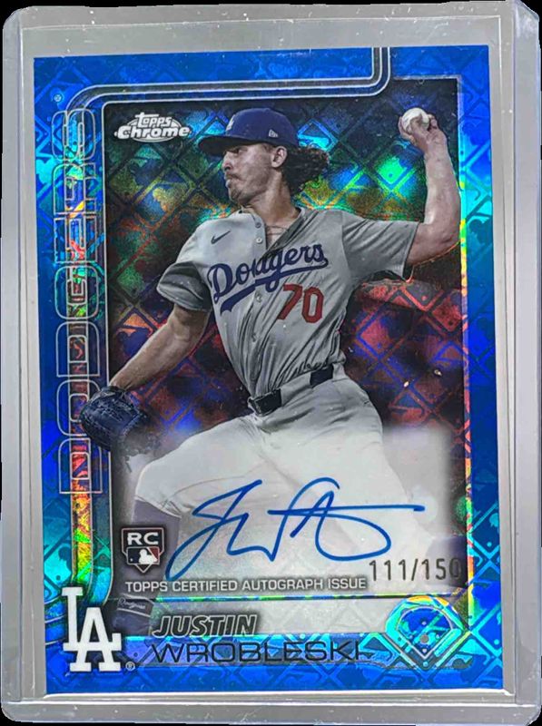 Justin Wrobleski 2025 Topps Chrome Logofractor Edition #RA-JWR