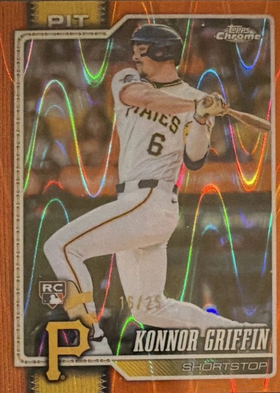 2026 Topps Chrome #74 Orange Wave Refractor /25