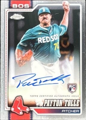 2026 Topps Chrome #RA-PT Rookie Autographs