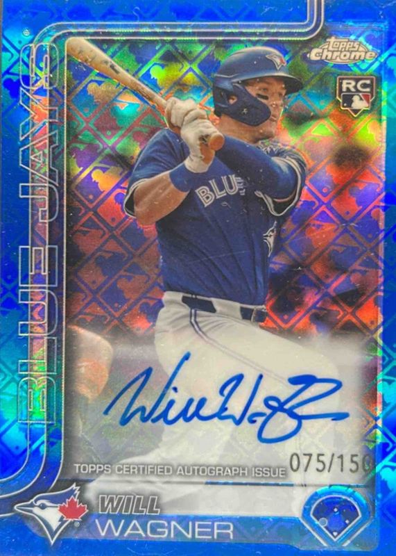 2025 Topps Chrome Logofractor Edition #RA-WW Rookie Autographs - Blue Refractor /150