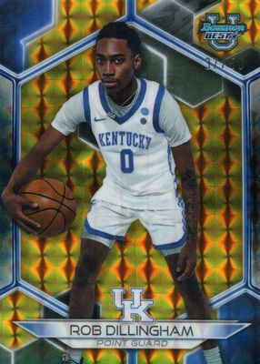 2023 Bowman Best University #40 Geometric Gold Refractor /50