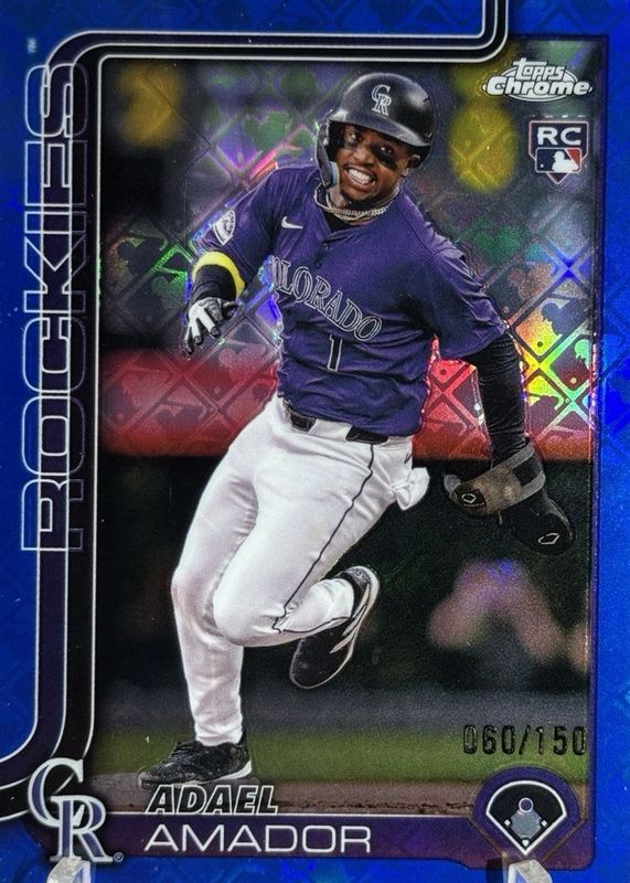 2025 Topps Chrome Logofractor Edition #255 Blue Refractor /150