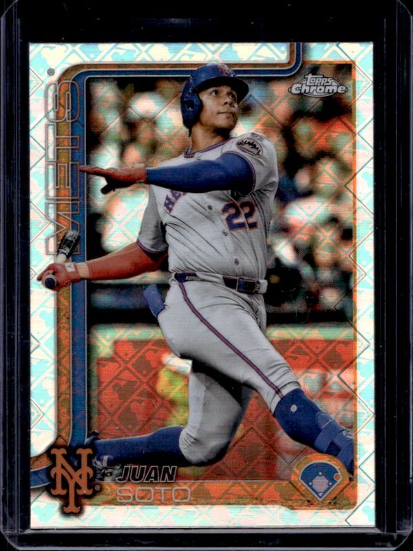 Juan Soto 2025 Topps Chrome Logofractor Edition #200 Base RAW