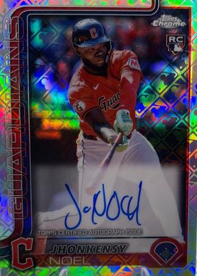 2025 Topps Chrome Logofractor Edition #RA-JN Rookie Autographs