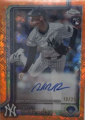 2025 Topps Chrome Logofractor Edition #RA-WWA Rookie Autographs - Orange Refractor /25