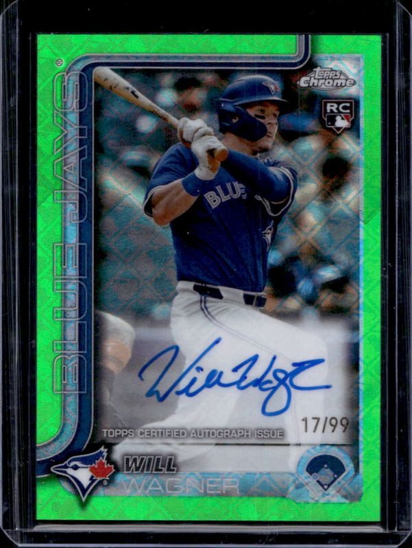 2025 Topps Chrome Logofractor Edition #RA-WW Rookie Autographs - Green Refractor /99