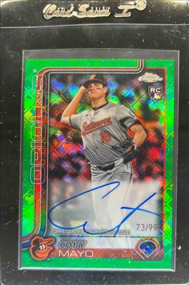 2025 Topps Chrome Logofractor Edition #RA-CMA Rookie Autographs - Green Refractor /99