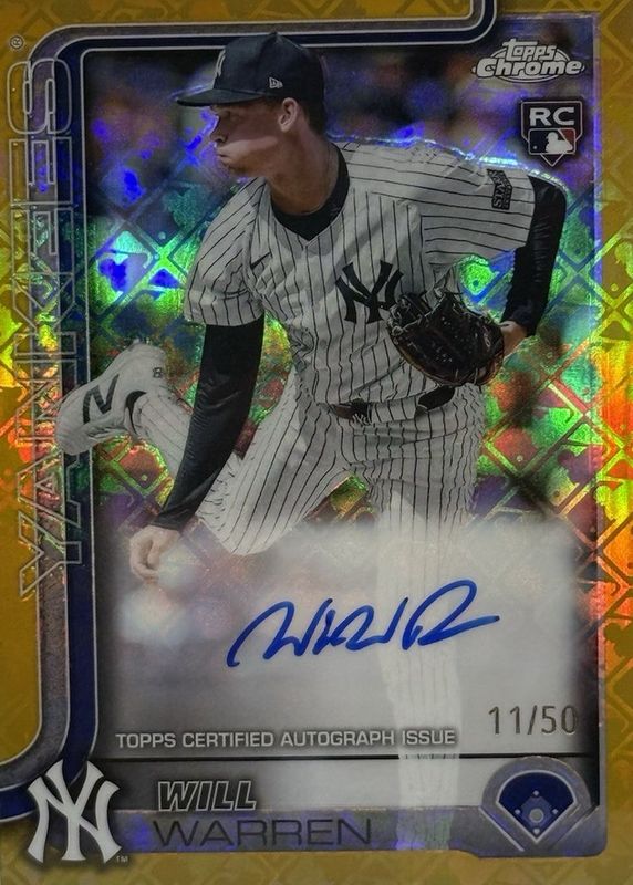 2025 Topps Chrome Logofractor Edition #RA-WWA Rookie Autographs - Gold Refractor /50