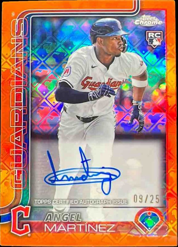 Angel Martinez 2025 Topps Chrome Logofractor Edition #RA-AMA