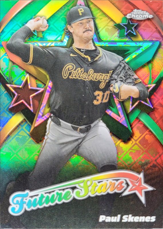 Paul Skenes 2025 Topps Chrome Logofractor Edition #FS-2 Future Stars RAW