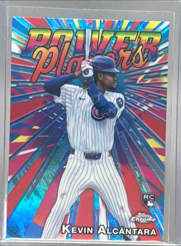 Kevin Alcantara 2025 Topps Chrome Logofractor Edition #PP-18 Power Players Rookie RAW