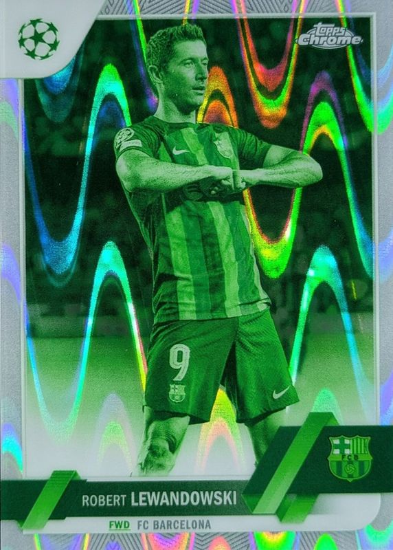 2022 Topps Chrome UEFA Club Competitions #9 Night Vision RayWave Refractor /225