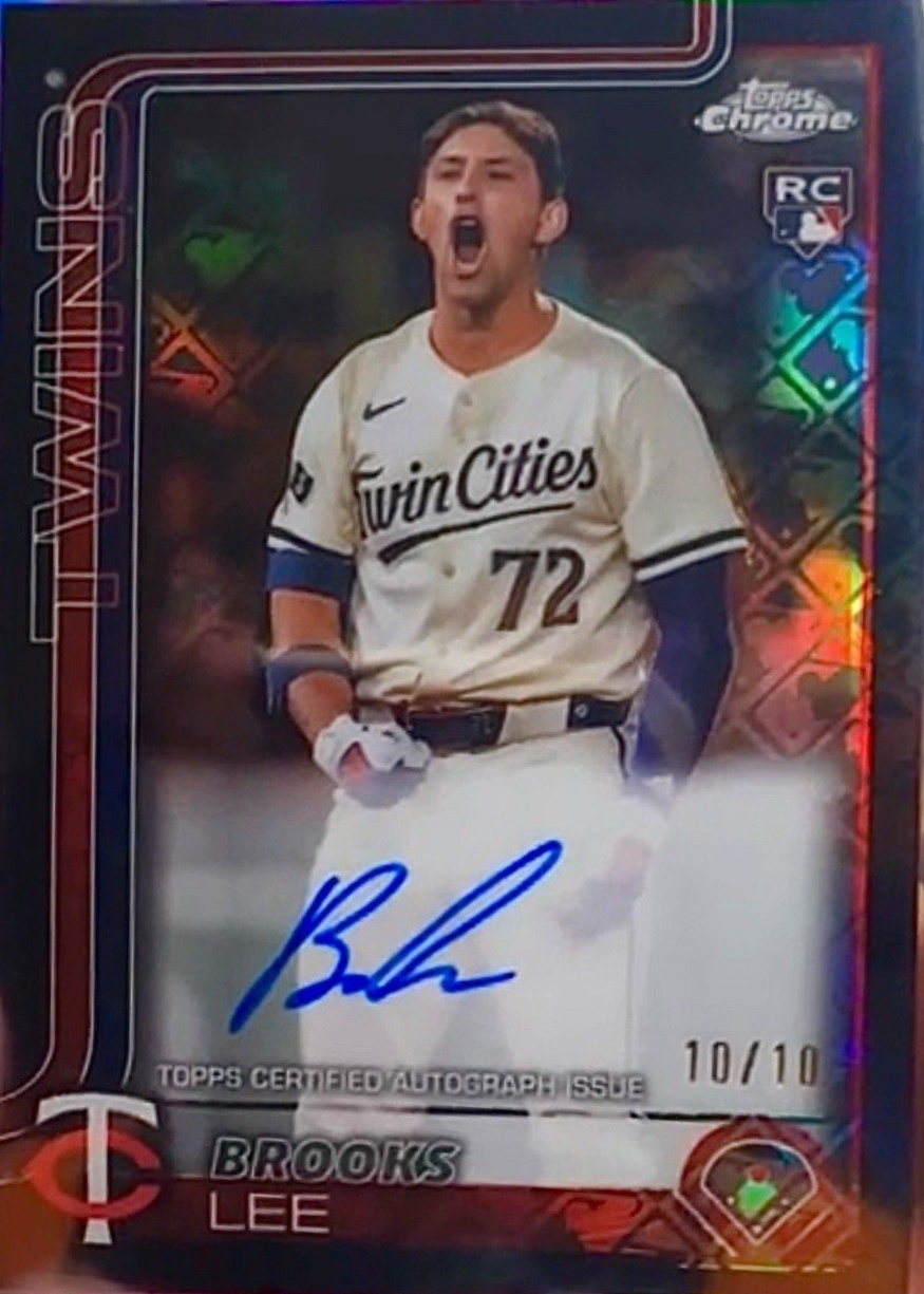 Brooks Lee 2025 Topps Chrome Logofractor Edition #RA-BL Rookie