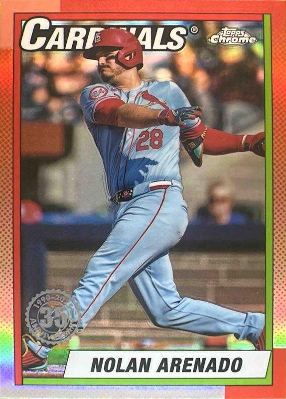 Nolan Arenado 2025 Topps Chrome #90CB-19 1990 Baseball RAW