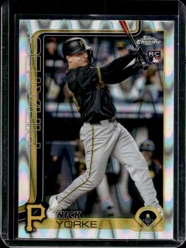 Nick Yorke 2025 Topps Chrome #36 RayWave Refractor Rookie RAW