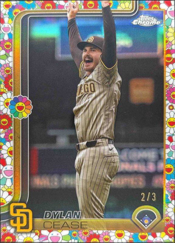 Dylan Cease 2025 Topps Chrome #212 Murakami Variation /3 RAW