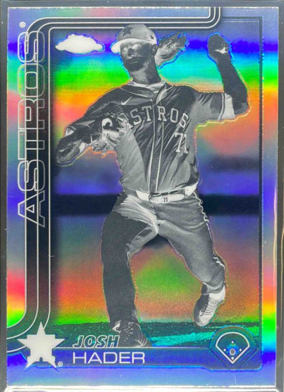 Josh Hader 2025 Topps Chrome #295 Negative Refractor RAW