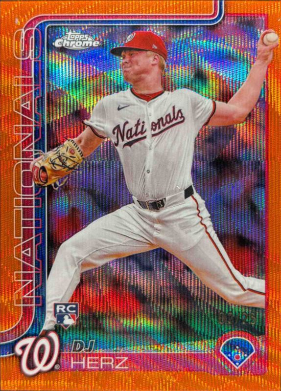 DJ Herz 2025 Topps Chrome #270 Orange Wave Refractor /25 Price Guide ...