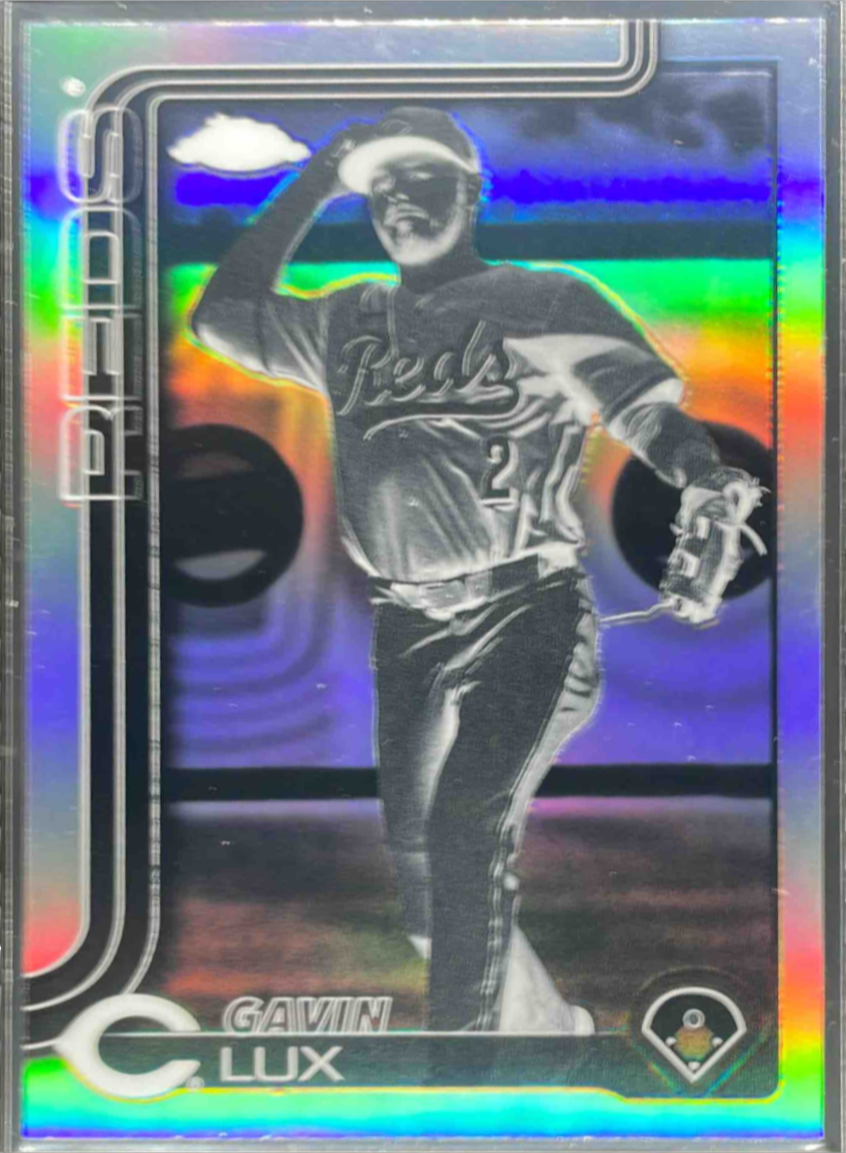 Gavin Lux 2025 Topps Chrome #237 Negative Refractor Price Guide ...