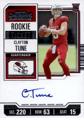 2023 Contenders #106 Rookie Ticket Auto Variation