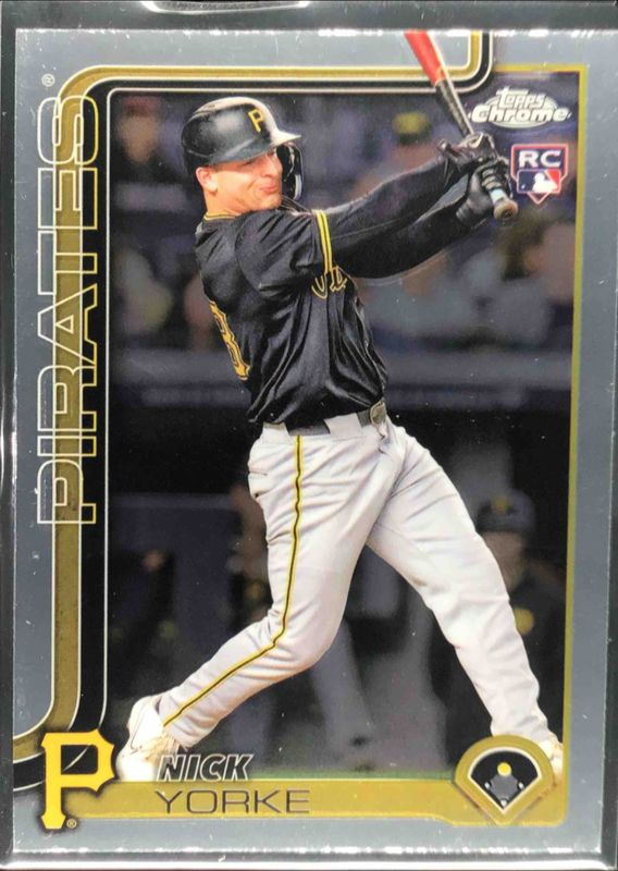 Nick Yorke 2025 Topps Chrome #36 Base Rookie RAW