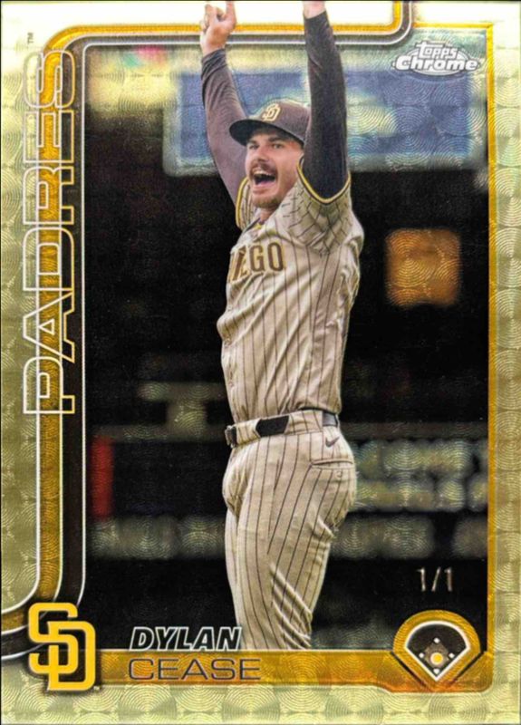 Dylan Cease 2025 Topps Chrome #212 Superfractor /1 RAW