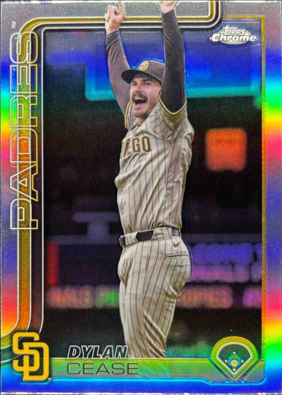 Dylan Cease 2025 Topps Chrome #212 Refractor RAW