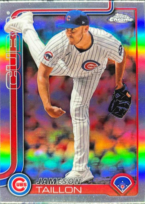 Jameson Taillon 2025 Topps Chrome #33 Refractor RAW
