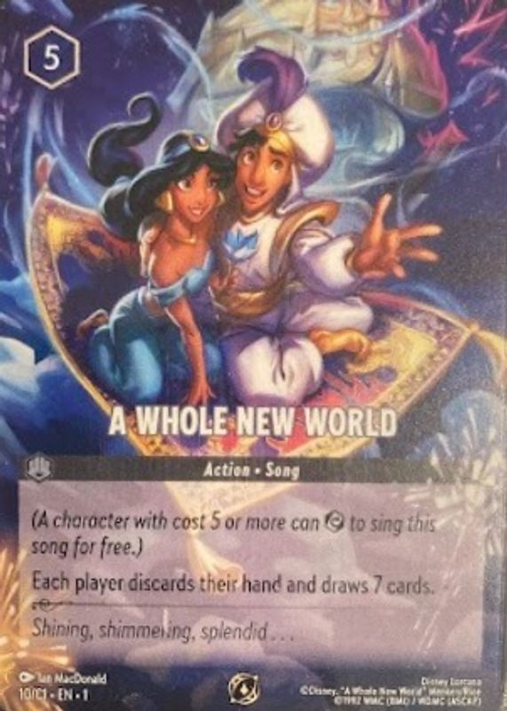 A Whole New World Disney Lorcana Cards Price Guide - Sports Card