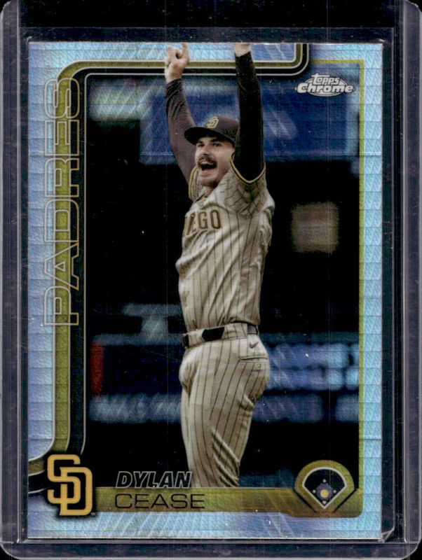 Dylan Cease 2025 Topps Chrome #212 Prism Refractor RAW